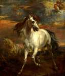 Style of Anthony van Dyck - The Horses of Achilles